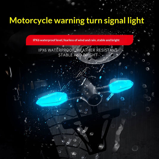 مصباح خلفي LED متعدد الألوان عالي السطوع وواضح للغاية ومزود بإشارة انعطاف، يعمل بجهد 12 فولت، مناسب للمركبات الكهربائية والدراجات النارية.