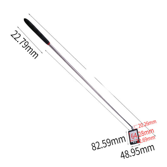 Led Telescopic Inspection Mirror Car With Lamp Universal Folding Square Mirror
