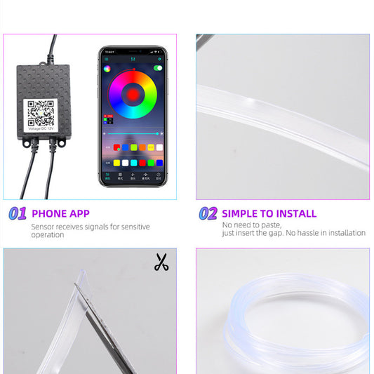 Colorful Voice Controlled Atmosphere Foot Lamp
