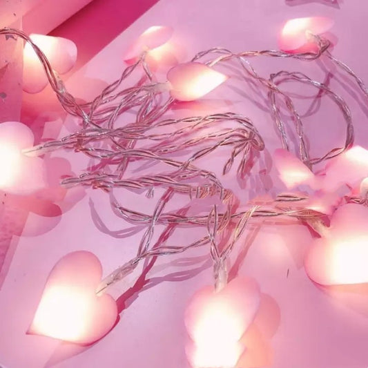 Girly Heart Lighting Chain Led Colored Lamp Decoration