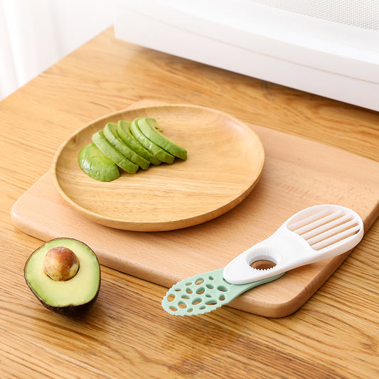 Avocado Corer Butter Fruit Peeler Cutter Pulp Separator Plastic Knife Avocado Slicer Kitchen Gadgets Vegetable Tools