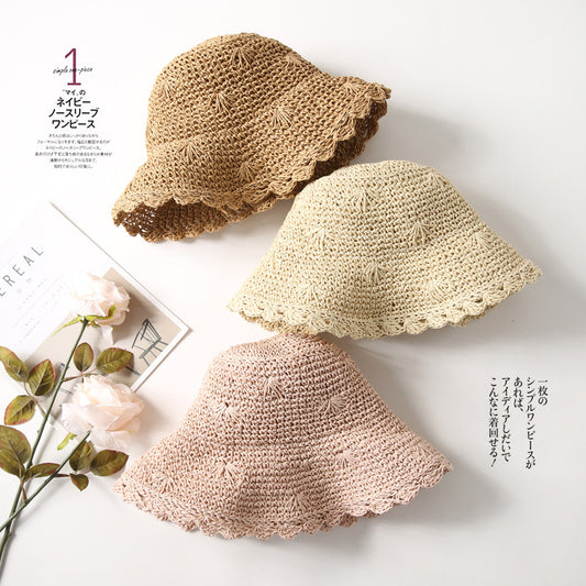 Women's Summer Foldable Beach Hat Sunshade