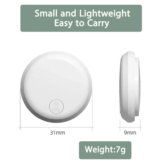 GPS Bluetooth Airtag Smart Works With Android and iOS System Mini Locator Tag Tracker Finder