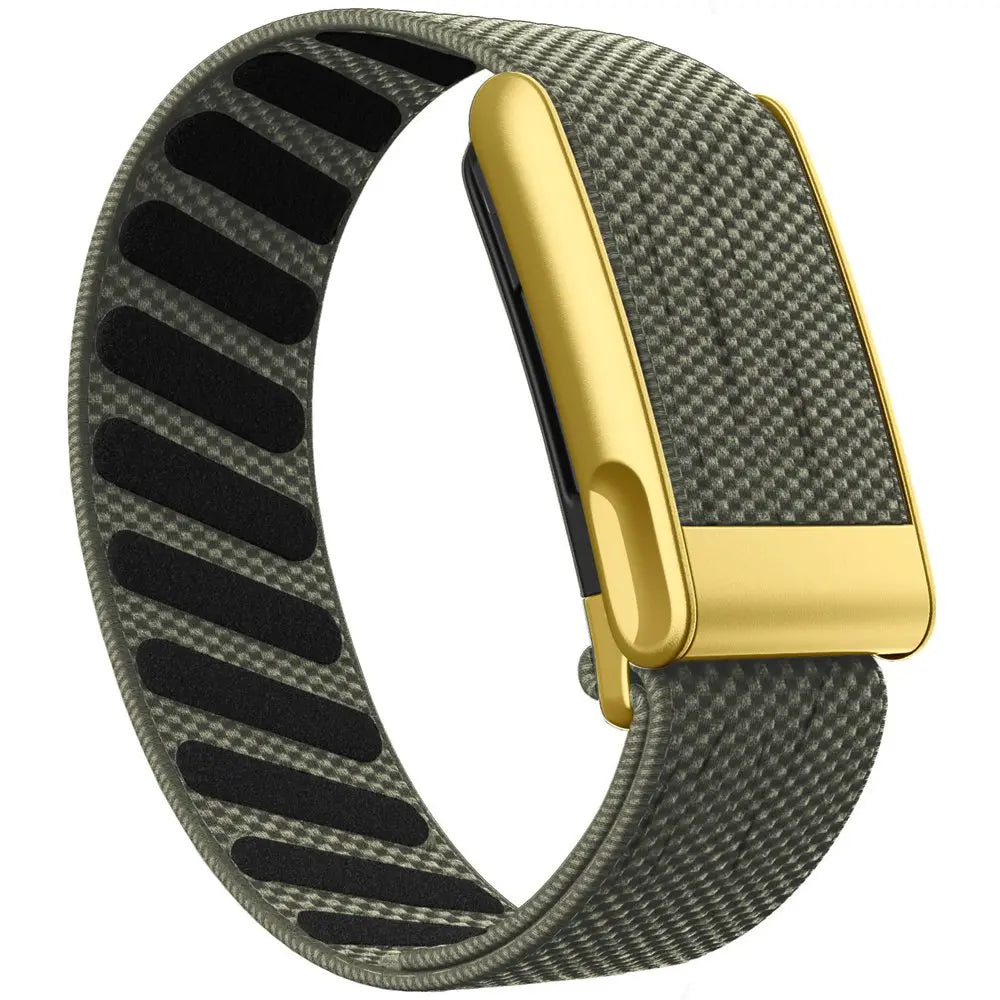 Breathable Nylon Strap For Whoop 5.0/Whoop MG Replacement Wristband Bands Sports Straps For WHOOP 5.0 with Gold Metal Frame