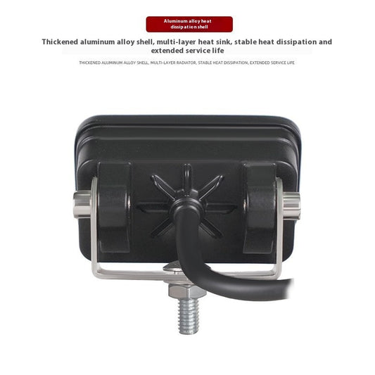 3-inch Square Working Car Motorcycle Spotlight