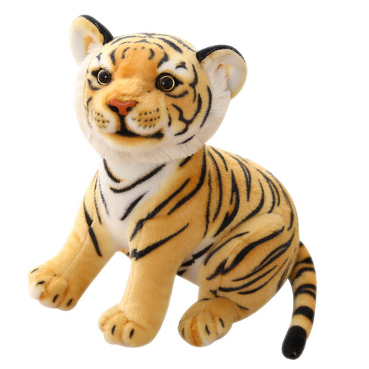 Simulation Small Tiger Doll Sitting Posture Plush Toy