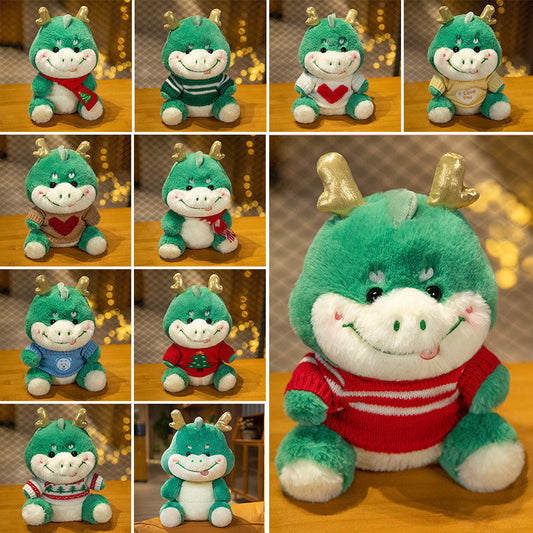 Dragon Year Cute Dragon Sitting Posture Lying Doll