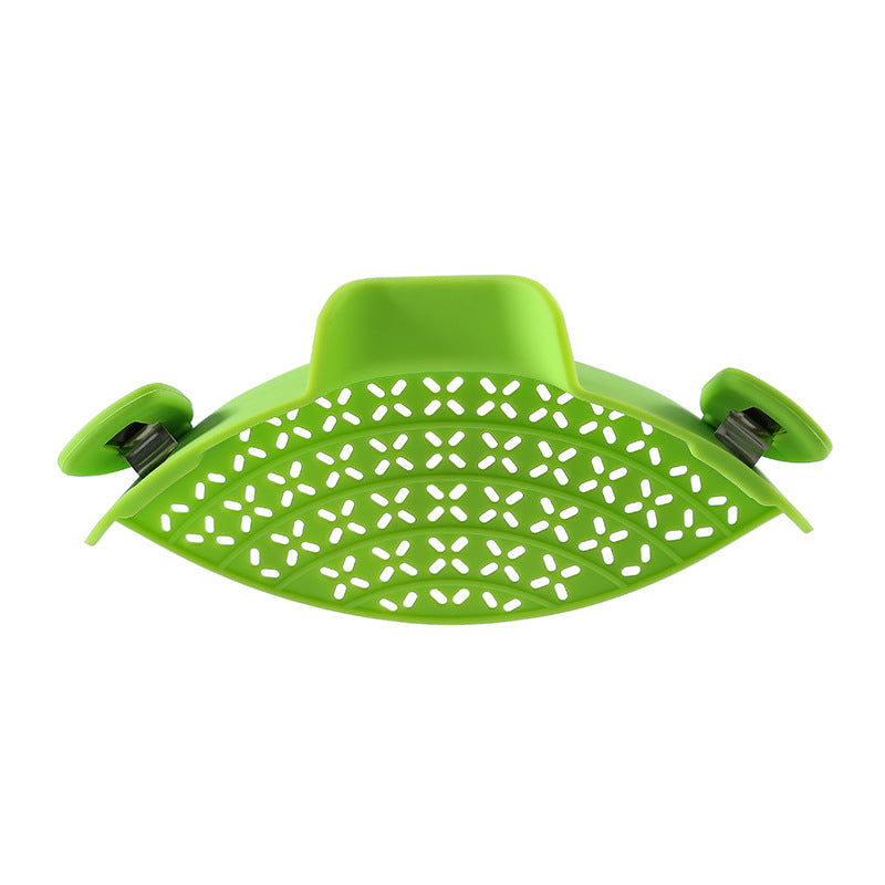किचन गैजेट्स सिलिकॉन पॉट साइड ड्रेन स्टॉपर