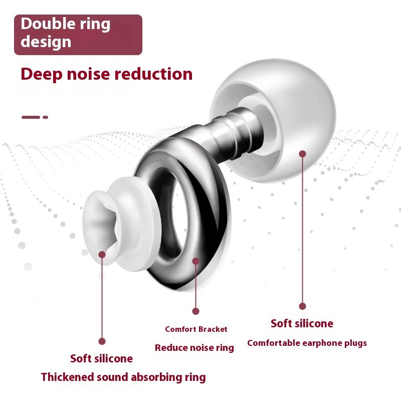 Outer Noise-reduction Ear Plugs Super Soundproof Gold-plated
