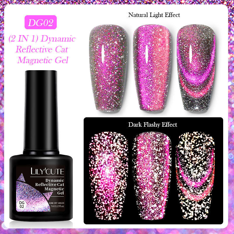 Diamond In The Debris Cat Eye Series Nail Polish Gel
