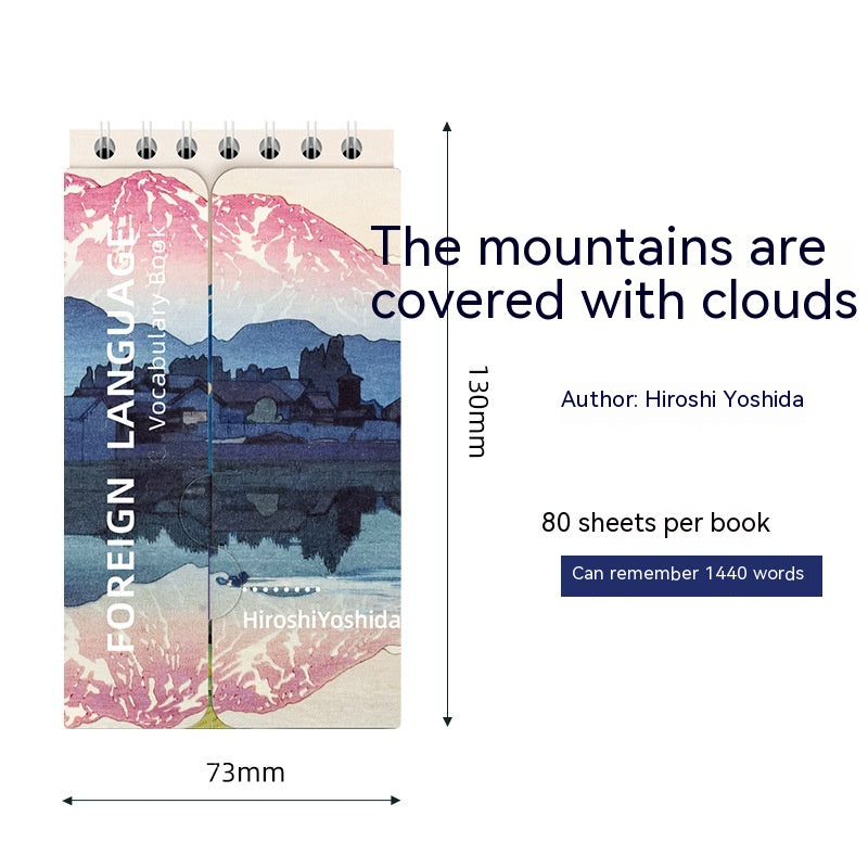 Portable Portable English Wordbook Pockets Notebook