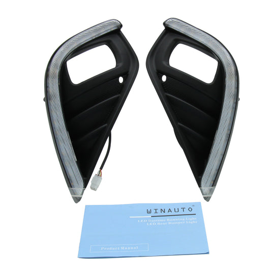With Streamer Yellow Turn Bi-Color LED Daytime Running Lights