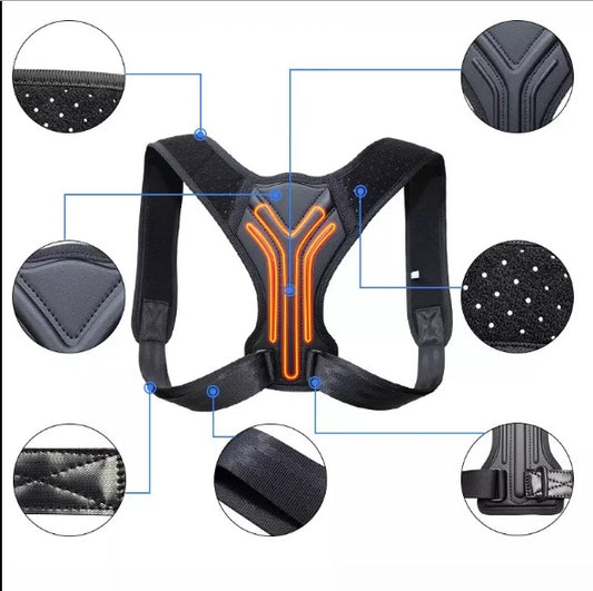 बैठने की मुद्रा के साथ कूबड़ को ठीक करने वाला अदृश्य दोष