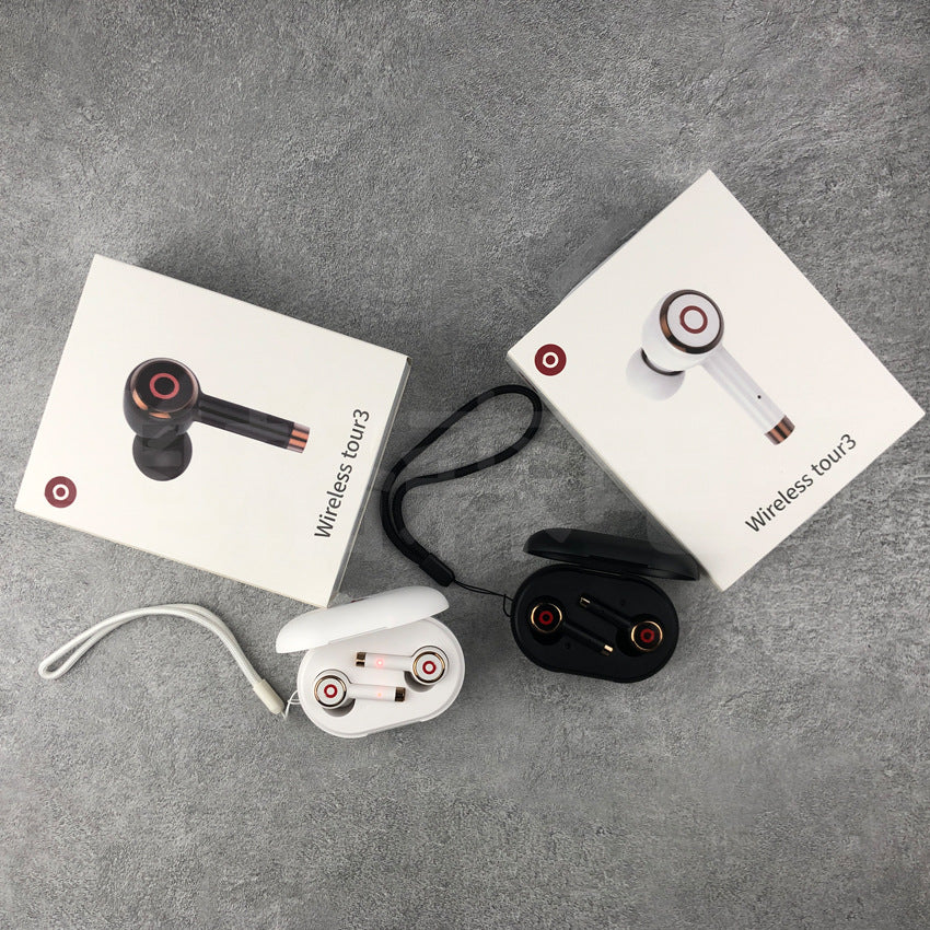 Portable digital display wireless headset