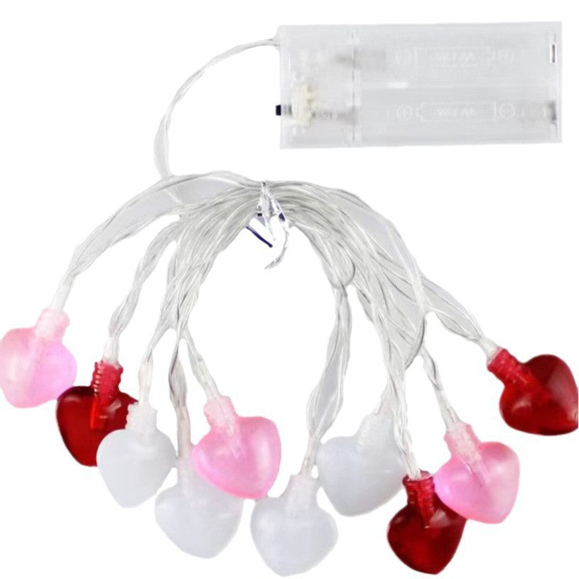 Love Heart Battery LED Party Decoration Atmosphere Lighting Chain