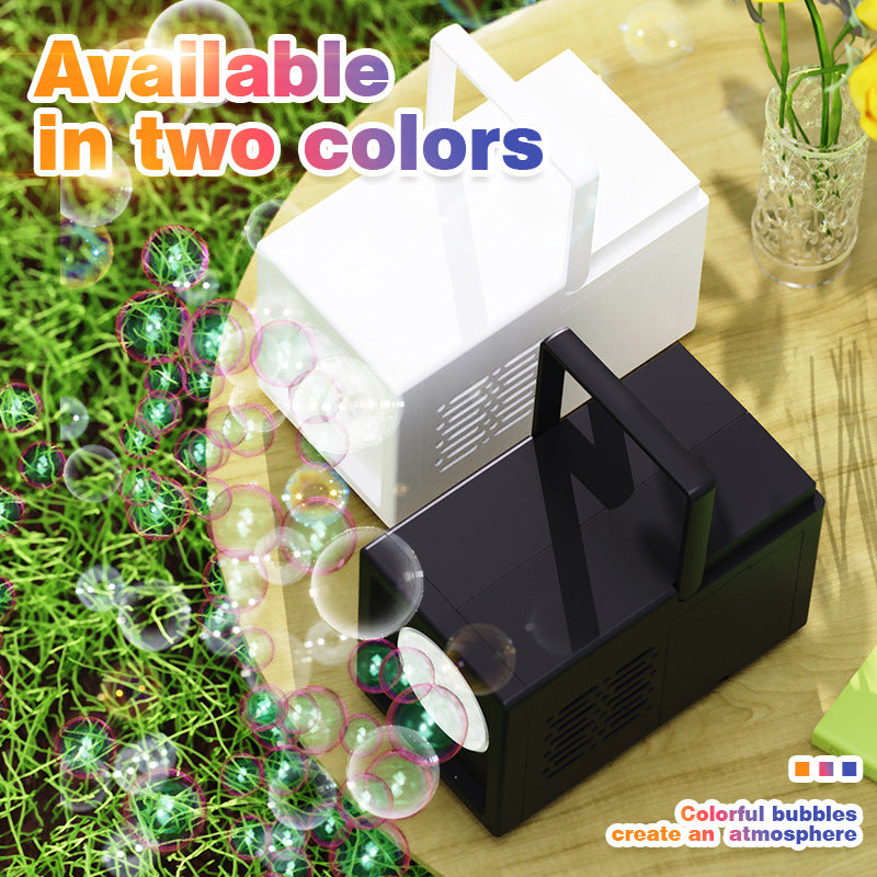 ألعاب ترفيهية خارجية محمولة، آلة فقاعات محمولة
