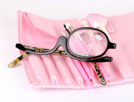 Makeup reading glasses