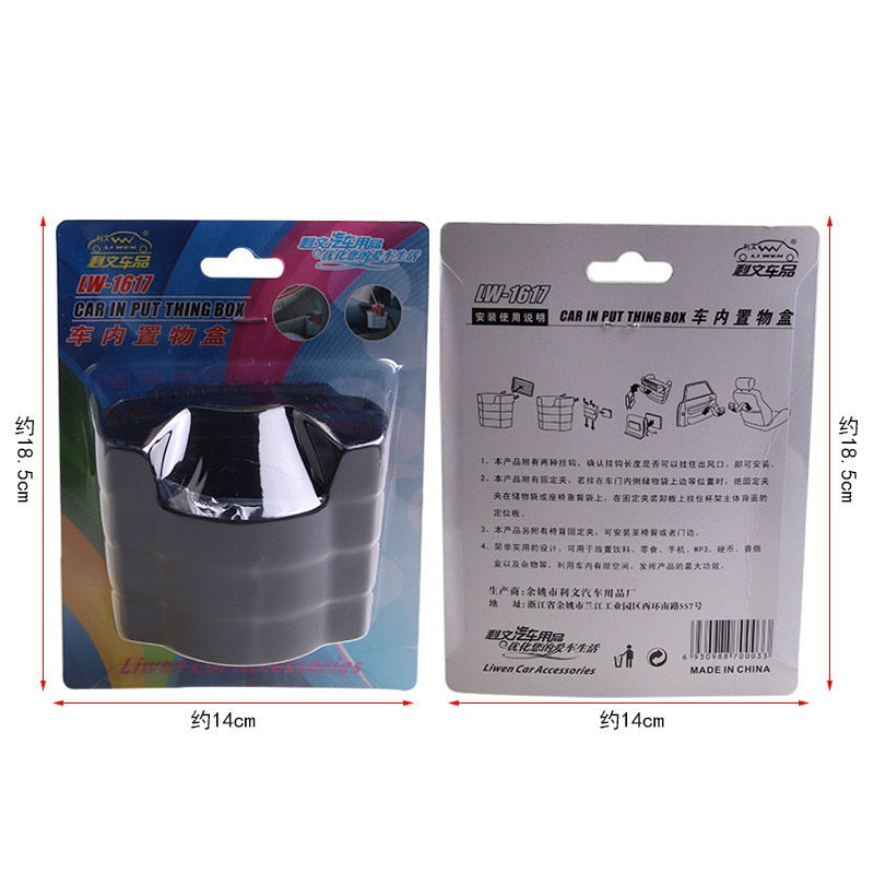 Car Beverage Cup Holder Air Outlet Beverage Holder Container Trash Can Car Supplies