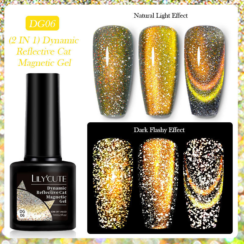 Diamond In The Debris Cat Eye Series Nail Polish Gel