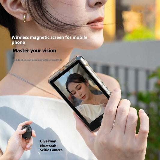 Display Screen Image Mobile Phone Wireless Magnetic Screen Rear Selfie