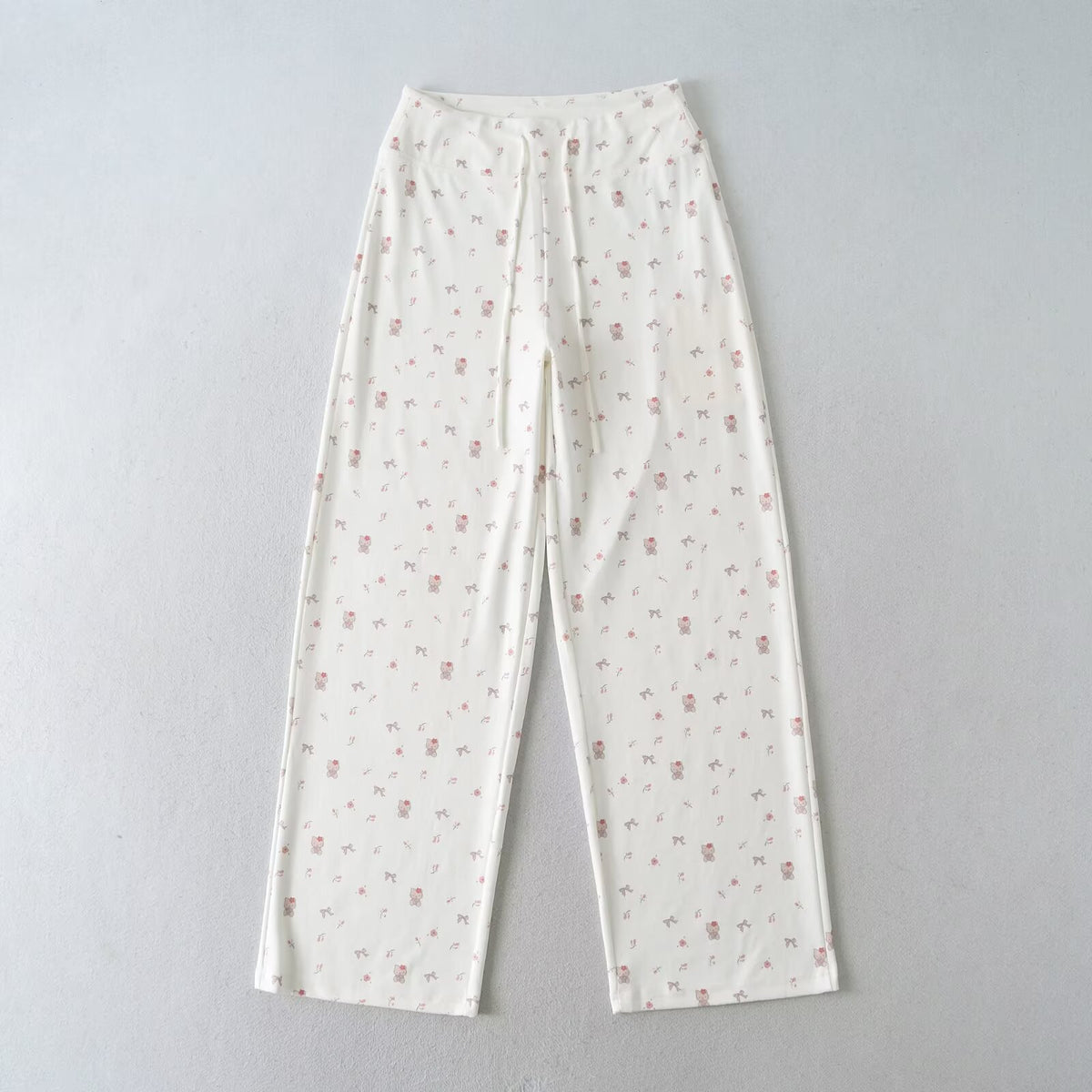 Arrival Floral Velvet Relaxed Cami Shirt And Floor-Length Pants Set