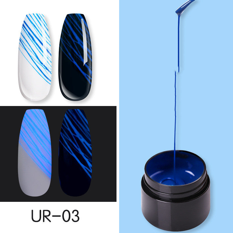 طلاء أظافر لامع، فن الأظافر العنكبوتي، جل الأظافر بالأشعة فوق البنفسجية