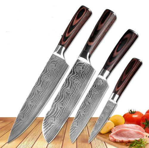 طقم كاربنترز الخاص، طقم من 6 قطع، طقم من 8 قطع، سكين طاهٍ، سكين مطبخ، طبخ