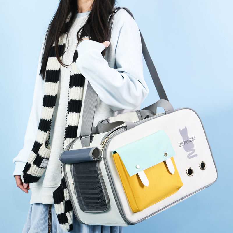 Outdoor Portable Pet Bag Portable Large Capacity Breathable