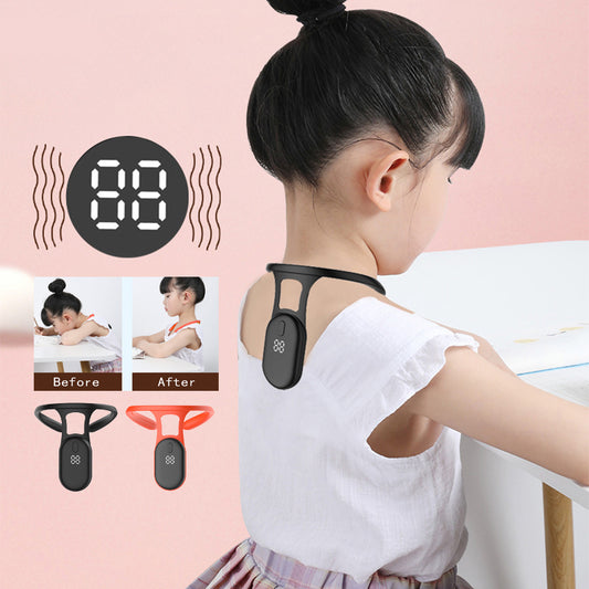स्मार्ट पोस्चर करेक्टर डिवाइस - विशेष रूप से बच्चों के लिए डिज़ाइन किया गया, वास्तविक समय में झुकने की याद दिलाने वाला।