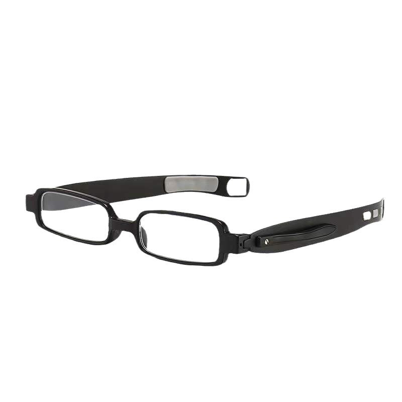 Portable Reading Foldable Leather Case For The Elderly Anti-blue Light Glasses