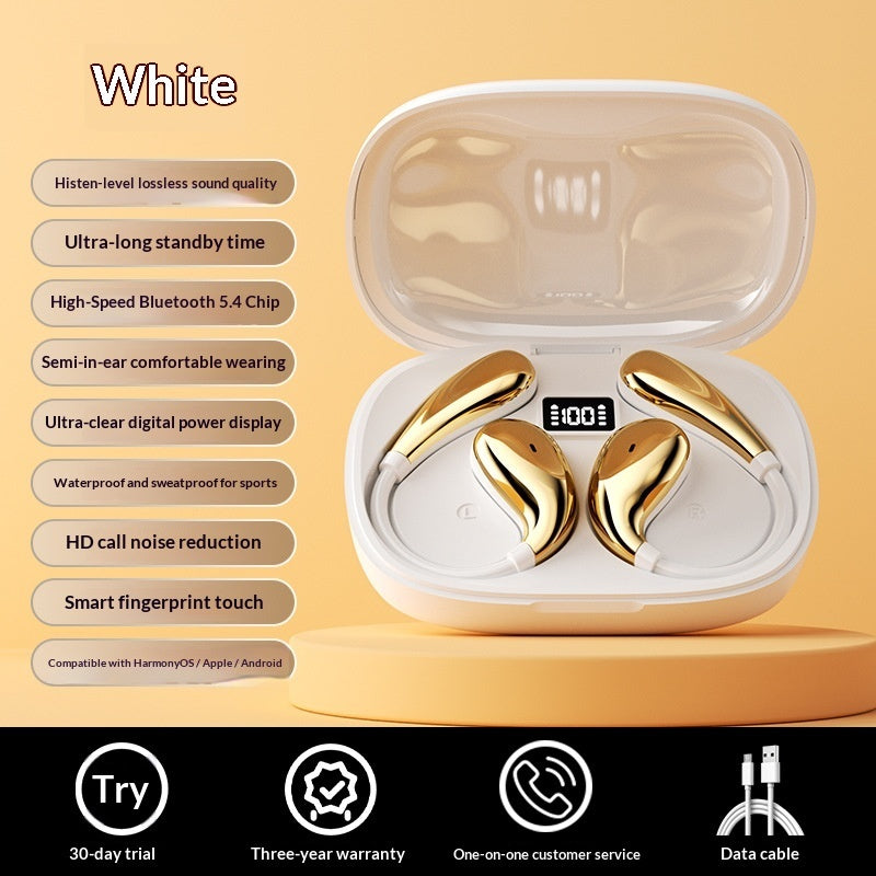 Noise-canceling Wireless High-fidelity Sports Bluetooth Earbuds With Long Battery Life