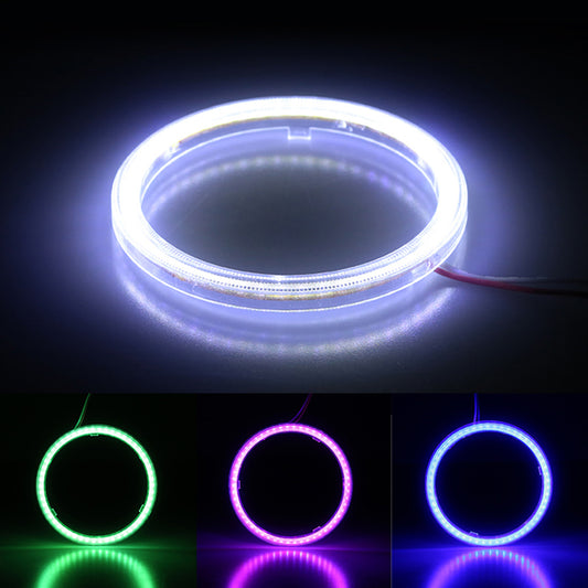 Bright LED Daytime Running Light Modified Fog Light Headlight Angel Eye Aperture