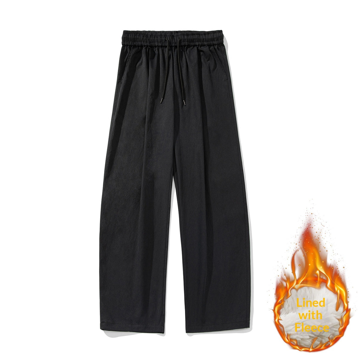 Tapered Trousers With A Drawstring Hem