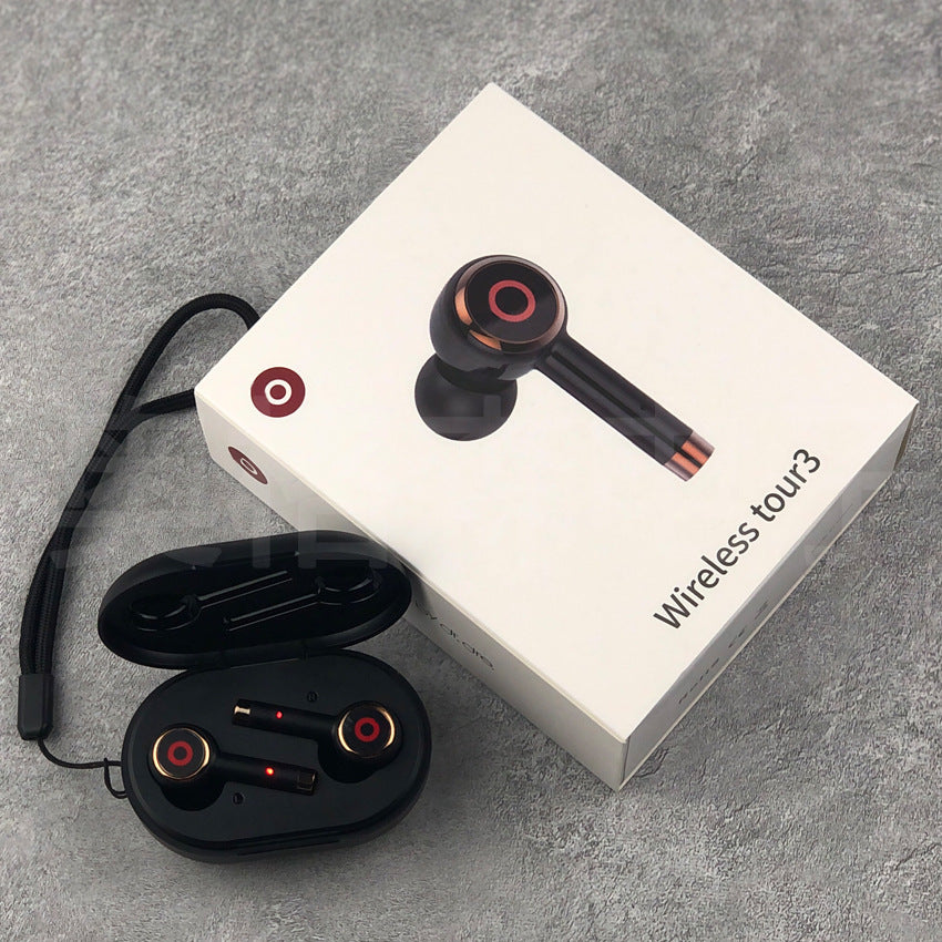 Portable digital display wireless headset