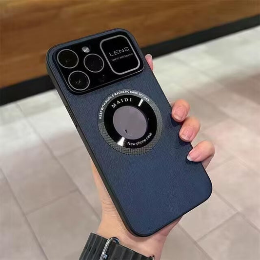 جراب هاتف مغناطيسي بنافذة كبيرة