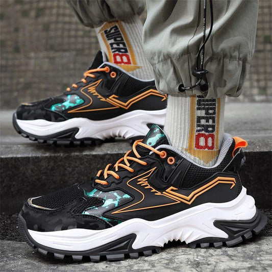 Fashion Student Sneakers Breathable Running Casual Daddy Shoes