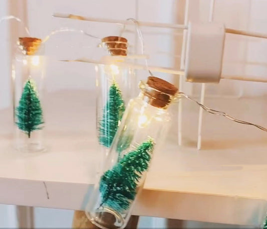 LED Colored Lamp Lighting Chain Cork Wishing Bottle Room Decoration