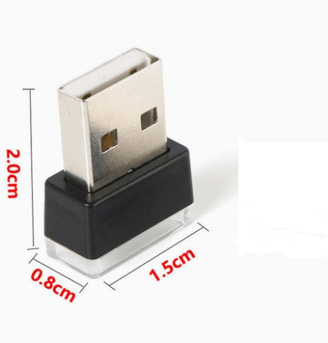 مصباح ليلي صغير داخلي للسيارة يعمل بمنفذ USB