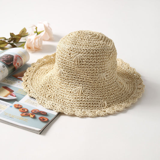 Women's Summer Foldable Beach Hat Sunshade