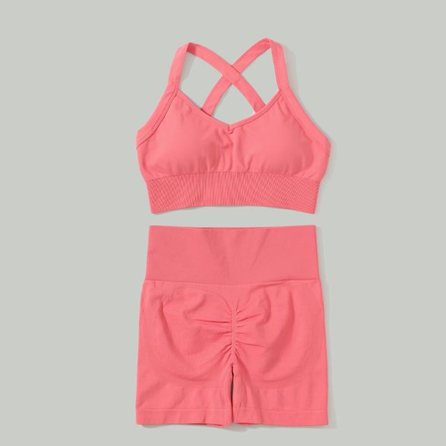 مجموعة اليوغا Vrouwen Gym Kleding Naadloze Sport Set Vrouwen Legg