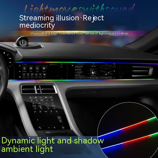 Car Atmosphere LED Light Bar Hidden Modification