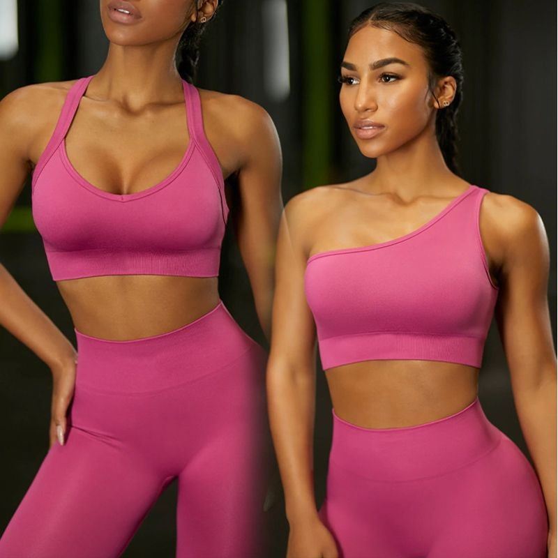 مجموعة اليوغا Vrouwen Gym Kleding Naadloze Sport Set Vrouwen Legg