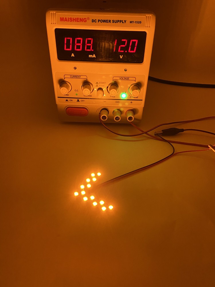 مؤشر انعطاف LED للسيارة، سهم مرآة الرؤية الخلفية