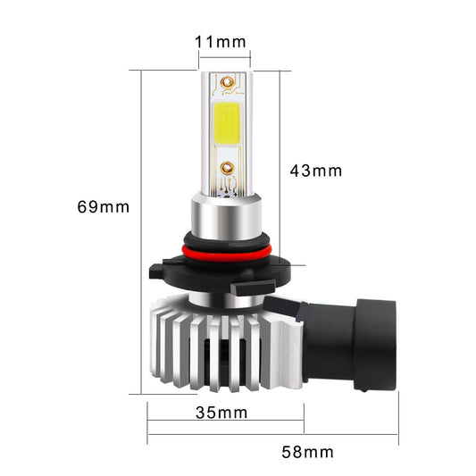 D9 Car High-power Integrated In-line LED Headlights