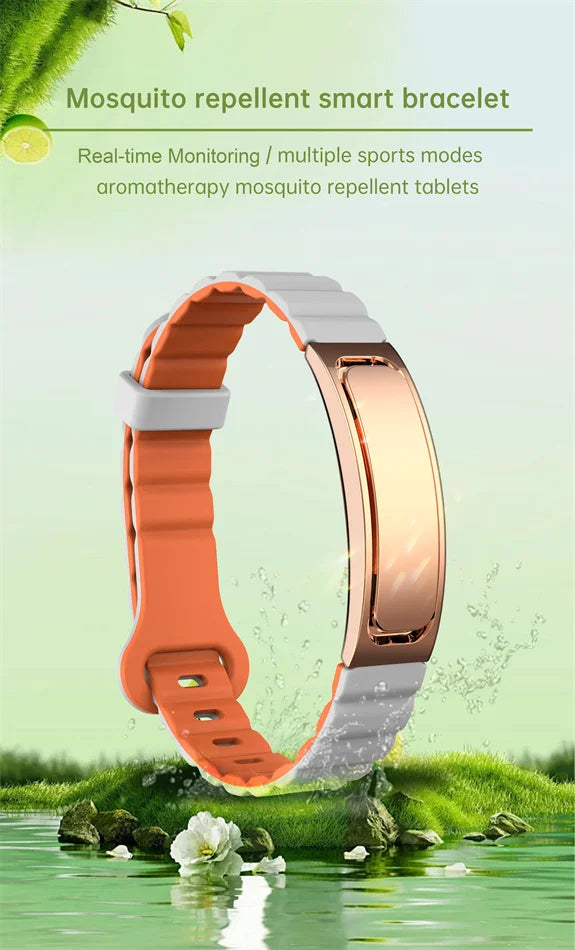 स्मार्ट वॉच मच्छर-रोधी स्मार्ट ब्रेसलेट स्मार्टवॉच पुरुषों और महिलाओं के लिए एंड्रॉइड आईओएस स्पोर्ट्स स्मार्ट बैंड फिटनेस आउटडोर मल्टीस्पोर्ट
