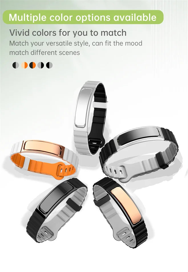 स्मार्ट वॉच मच्छर-रोधी स्मार्ट ब्रेसलेट स्मार्टवॉच पुरुषों और महिलाओं के लिए एंड्रॉइड आईओएस स्पोर्ट्स स्मार्ट बैंड फिटनेस आउटडोर मल्टीस्पोर्ट