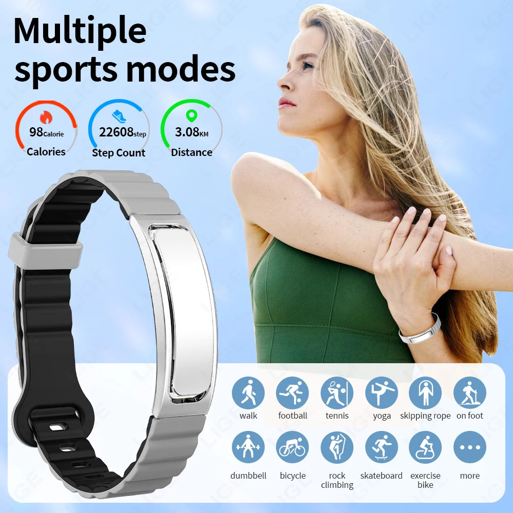 स्मार्ट वॉच मच्छर-रोधी स्मार्ट ब्रेसलेट स्मार्टवॉच पुरुषों और महिलाओं के लिए एंड्रॉइड आईओएस स्पोर्ट्स स्मार्ट बैंड फिटनेस आउटडोर मल्टीस्पोर्ट