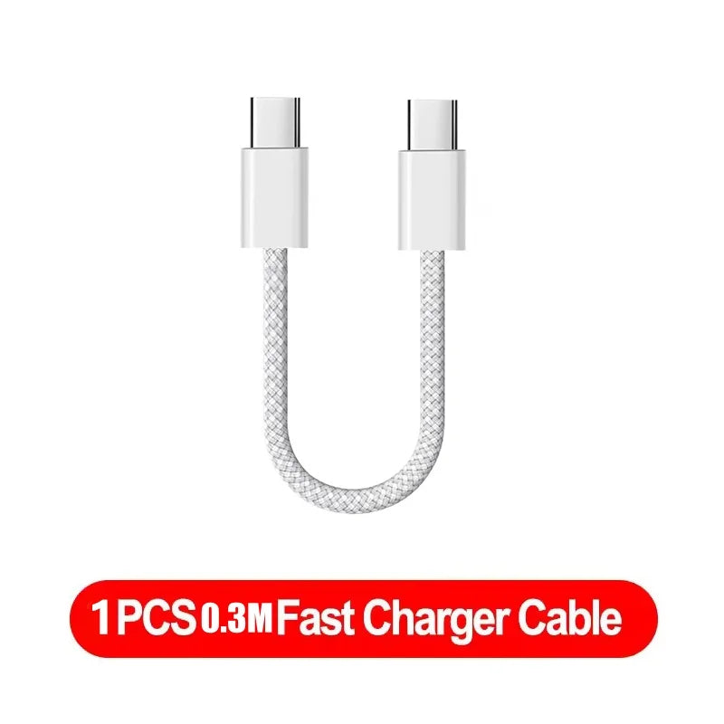 5 IN 1 GaN Desktop Charger For IPhone17 16Pro Laptop Samsung 240W Fast Charging Adapter USB C To Type-C Cable 3PD 2USB Charger