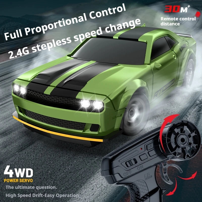 Mini 1:64 4WD RC Drift Car 15KM/H High Speed RC Off-Road Racing Vehicle Desktop Pocket Car Toys RC Racing Boys Gifts