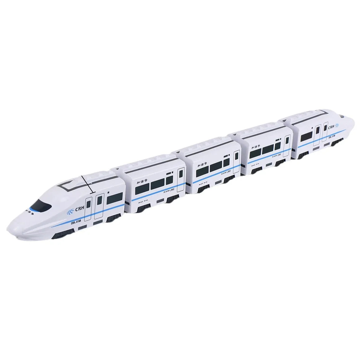 Kids DIY Simulation High Speed Railway Train Toy Car Electric Sound Light Model Train Educational Toys Boys Girls Gift Birthday